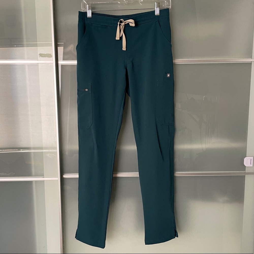FIGS Yola Skinny Scrub Pant - Caribbean Blue